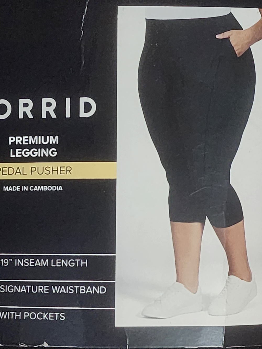 Torrid Pedal Pusher Premium Legging Signature Waist Pocket Style Size 3-3X